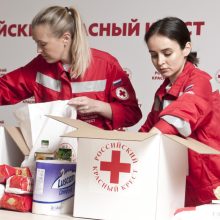 Жильцам сгоревшей пятиэтажки в Белореченске помог Красный крест